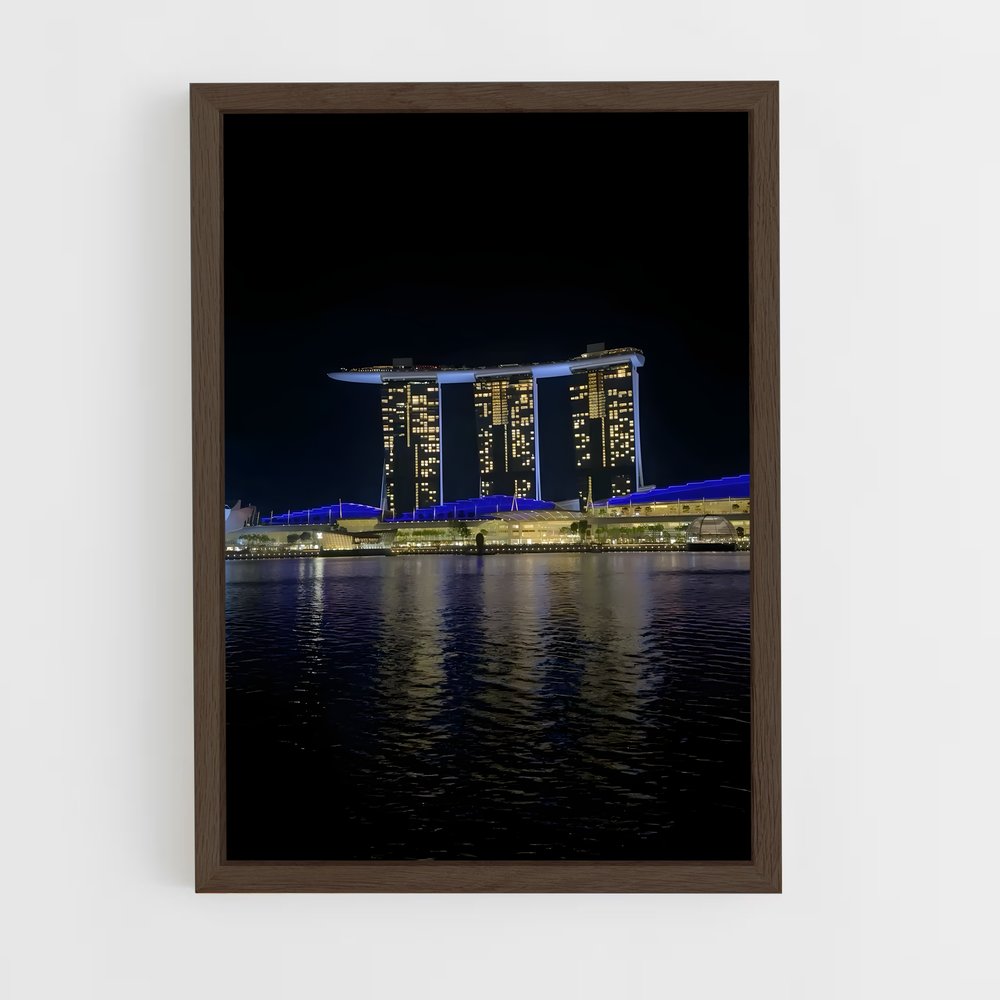 ap-marina bay sands-9 cadre Bois foncé