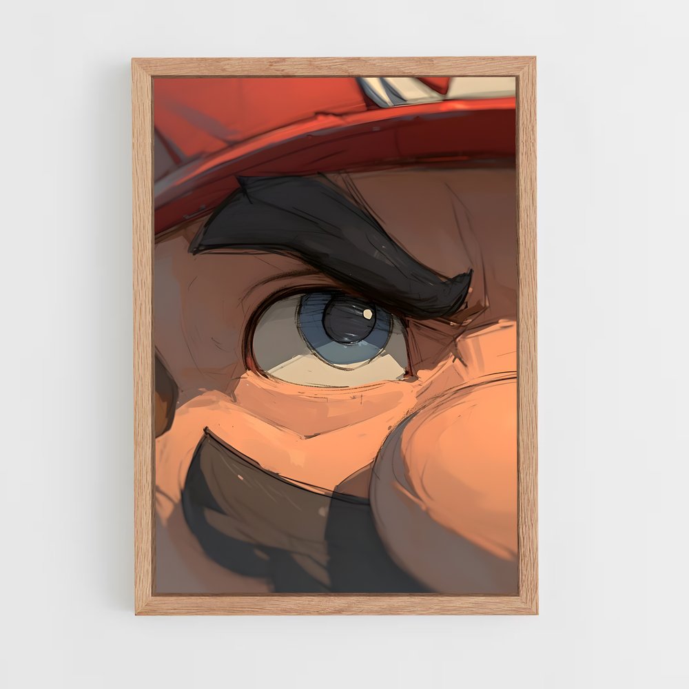 ap-mario-4 cadre Bois clair