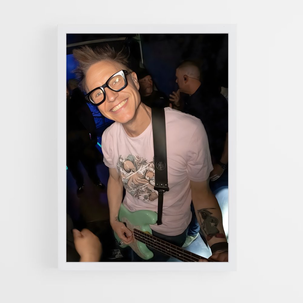 ap-mark hoppus-1 cadre Blanc