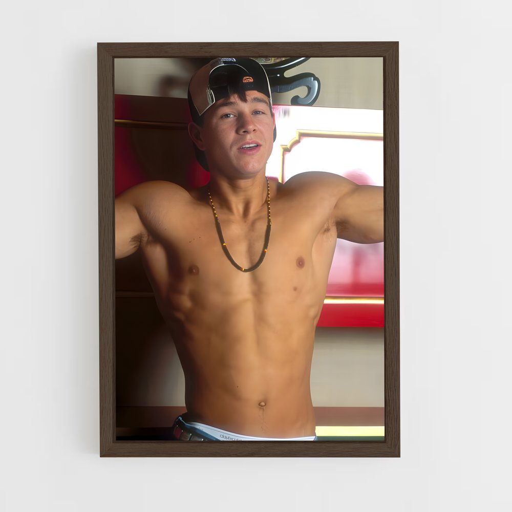 ap-mark wahlberg-8 cadre Bois foncé