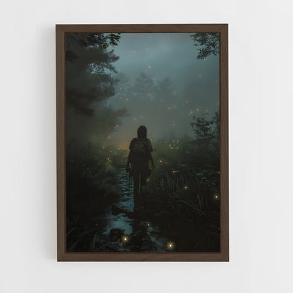 ap-marlene fireflies-2 cadre Bois foncé