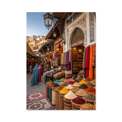 Poster Saveurs de Marrakech