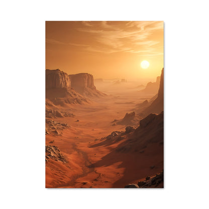 Poster Oasis Martienne