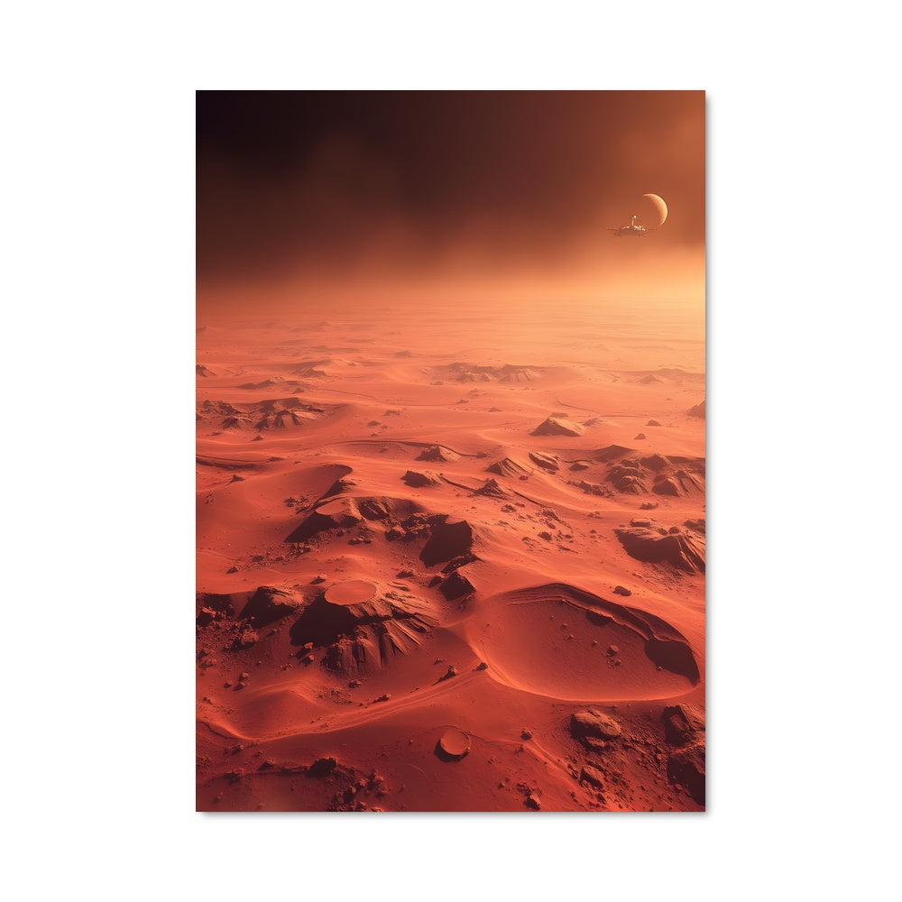 Poster Aile Rouge sur Mars