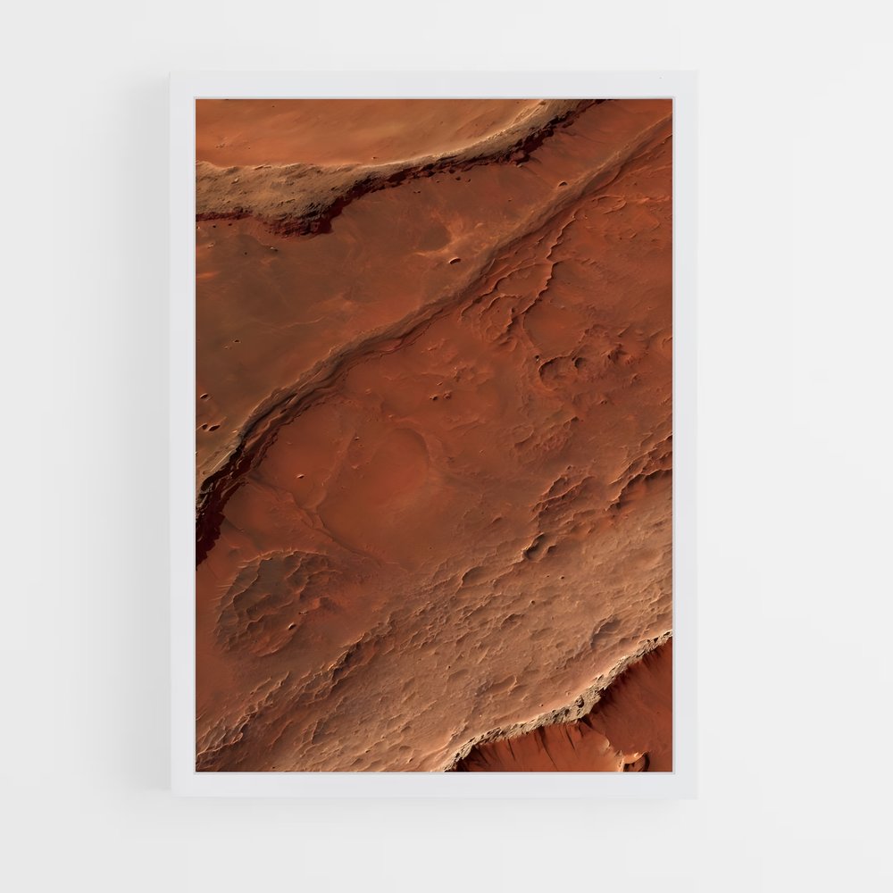 ap-mars surface-8 cadre Blanc