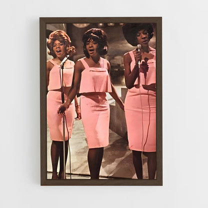 ap-martha reeves and the vandellas-1 cadre Bois foncé