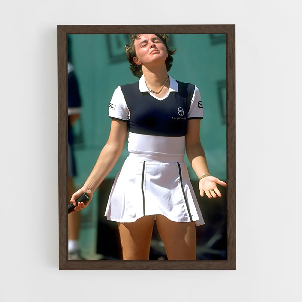 ap-martina hingis-8 cadre Bois foncé