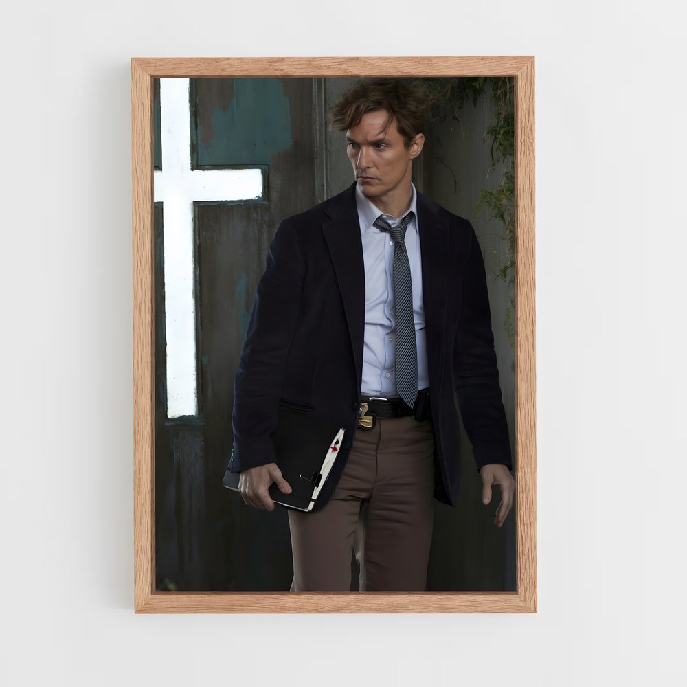 ap-marty cohle-2 cadre Bois clair