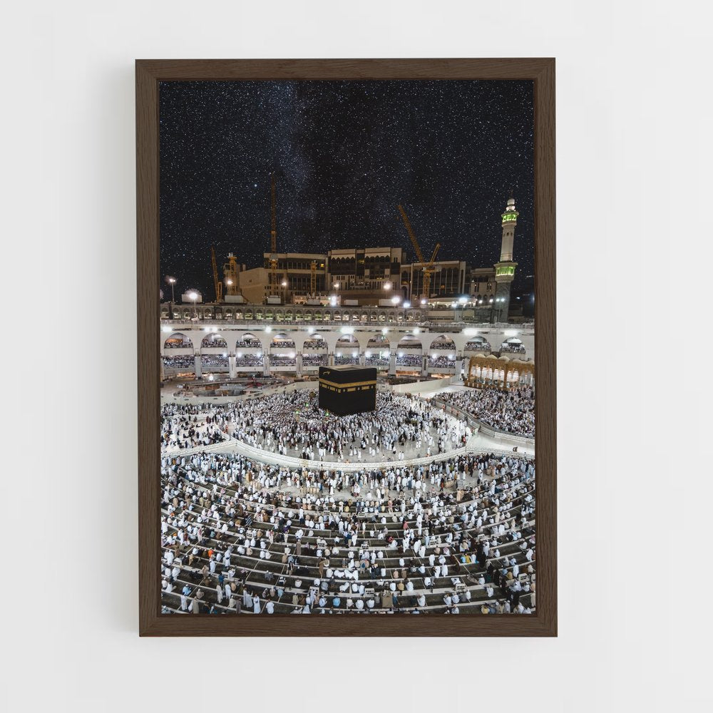 ap-masjid al haram-2 cadre Bois foncé