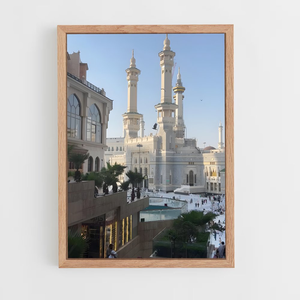 ap-masjid al haram-6 cadre Bois clair