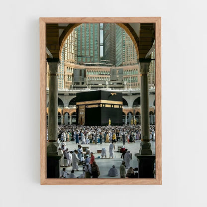 ap-masjid al haram-7 cadre Bois clair
