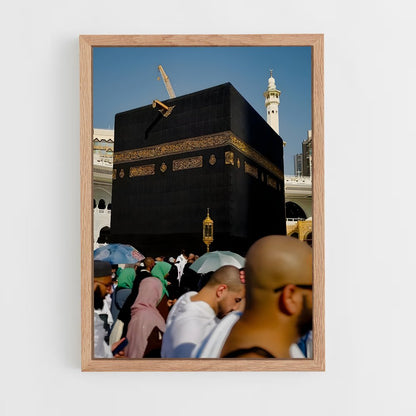 ap-masjid al haram-8 cadre Bois clair