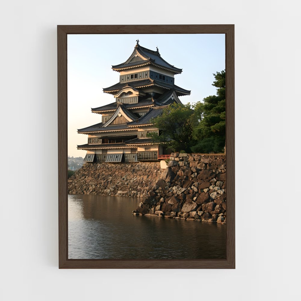 ap-matsumoto castle-2 cadre Bois foncé