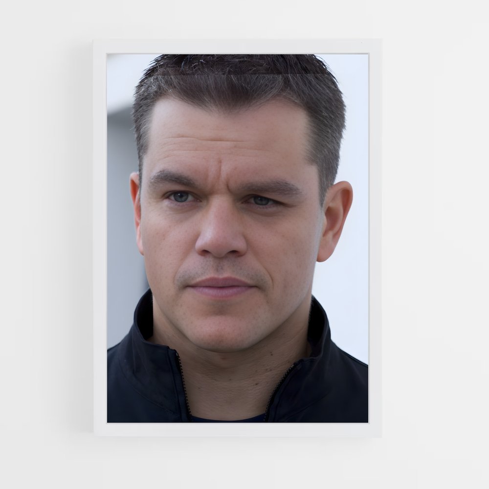 ap-matt damon-3 cadre Blanc