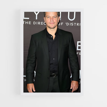ap-matt damon-5 cadre Blanc