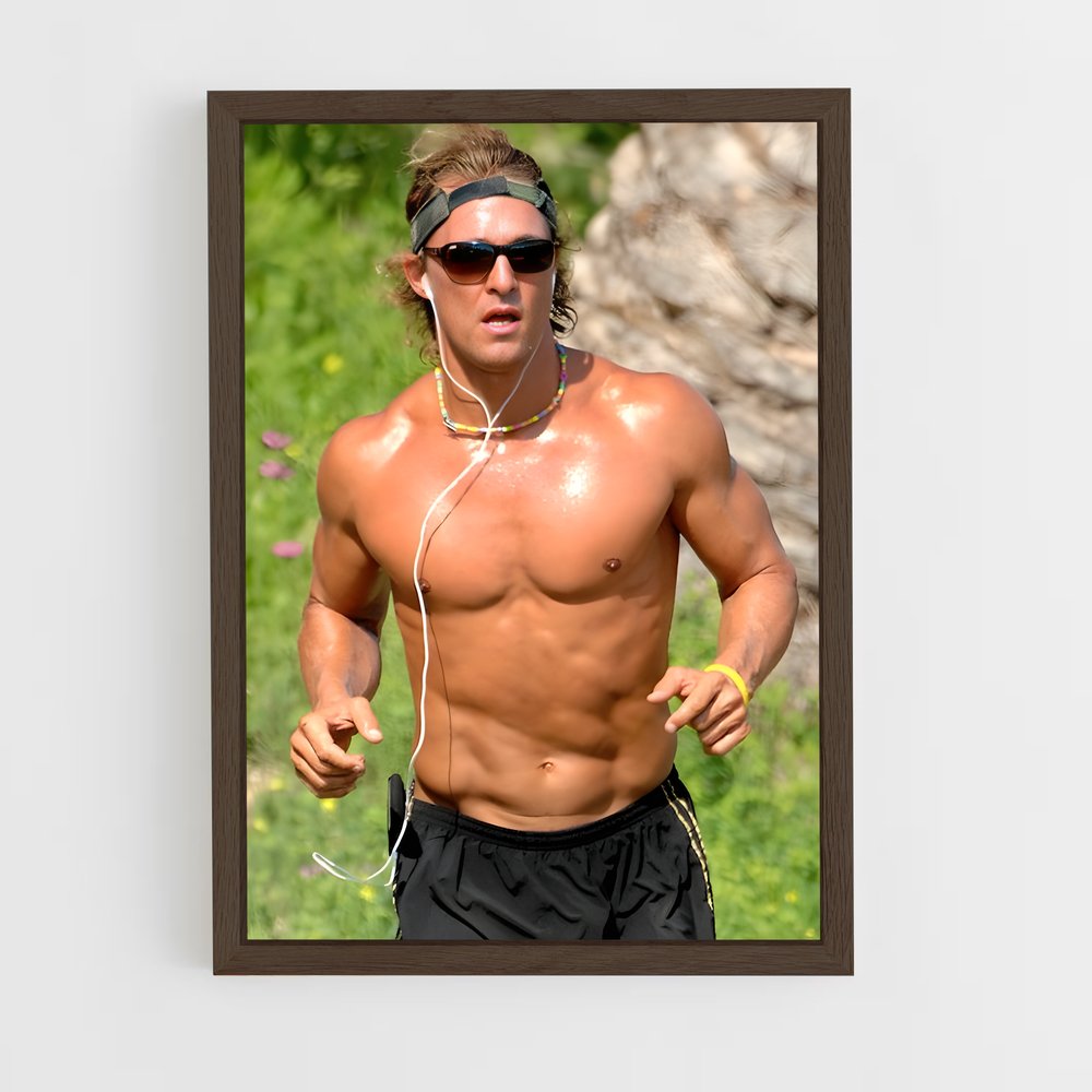 ap-matthew mcconaughey-3 cadre Bois foncé