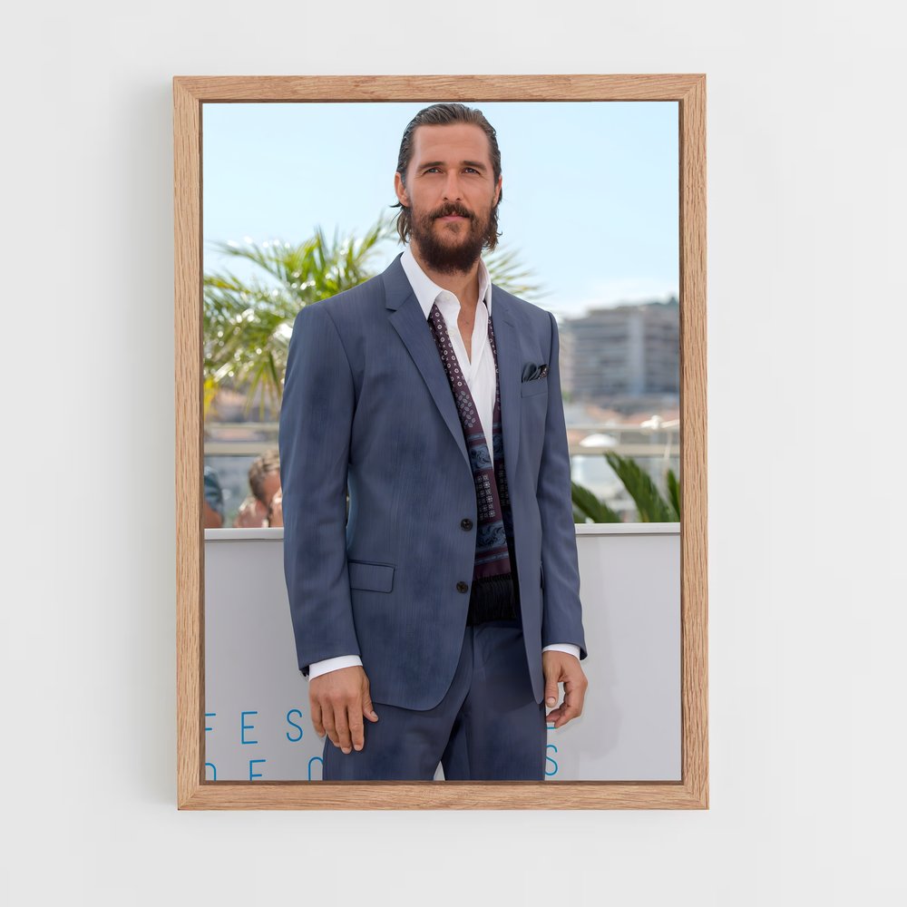 ap-matthew mcconaughey-6 cadre Bois clair