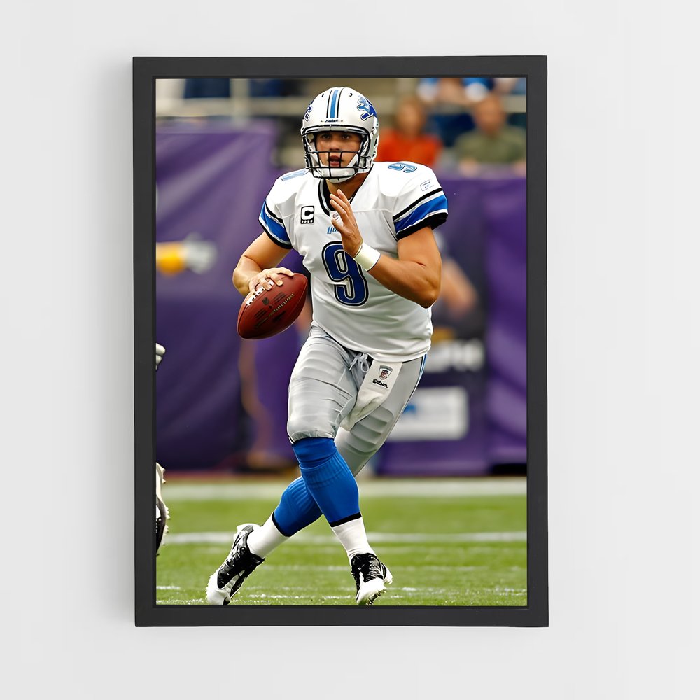 ap-matthew stafford-4 cadre Noir