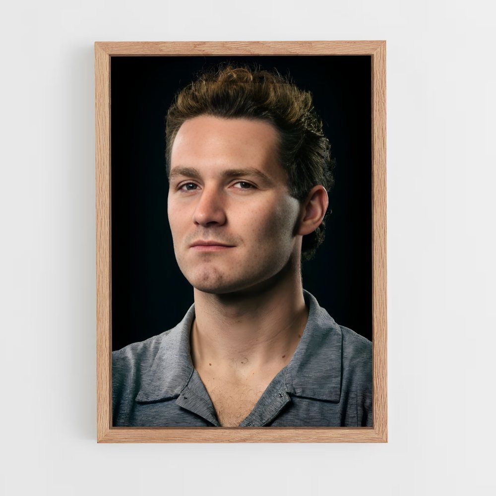 ap-matthew tkachuk-4 cadre Bois clair