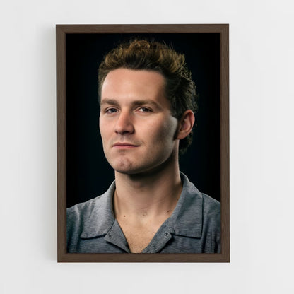 ap-matthew tkachuk-4 cadre Bois foncé