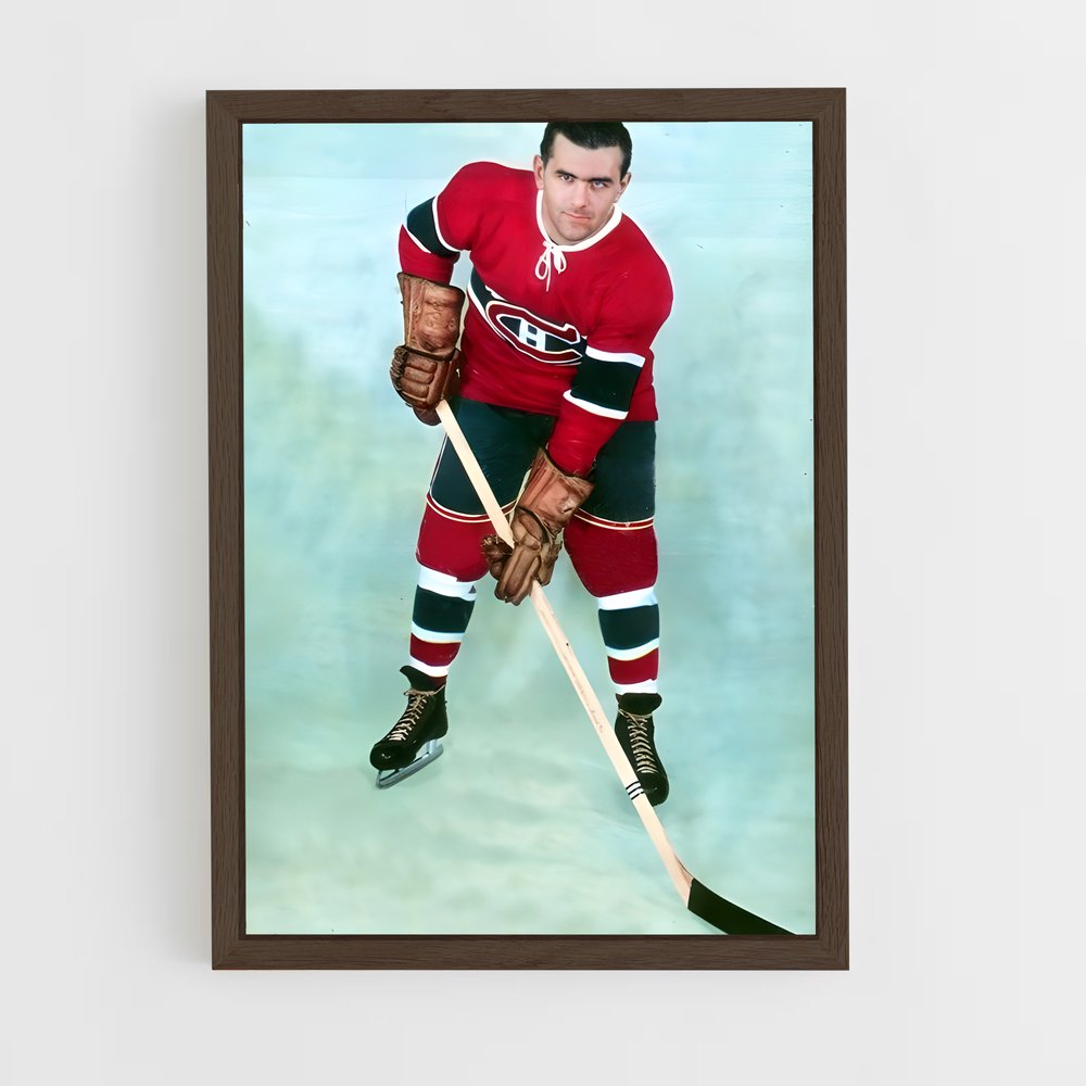 ap-maurice richard-2 cadre Bois foncé