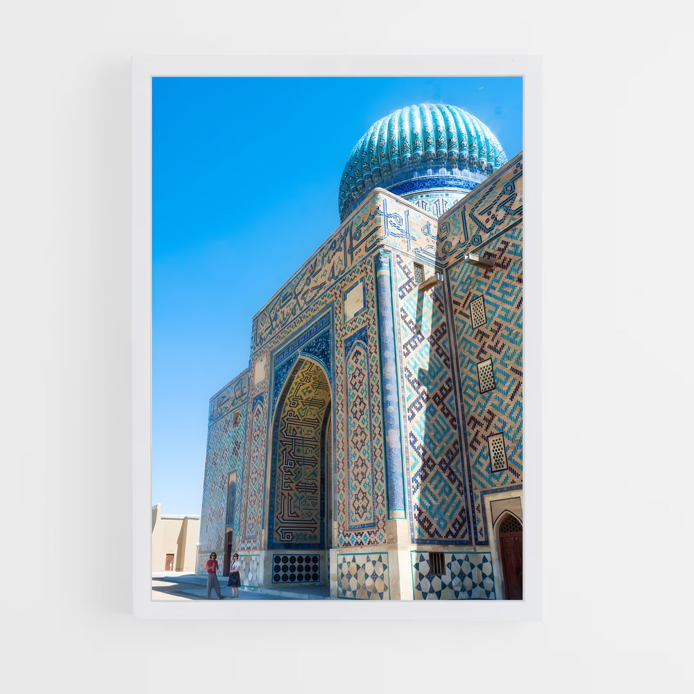 ap-mausoleum of khoja ahmed yasawi-1 cadre Blanc