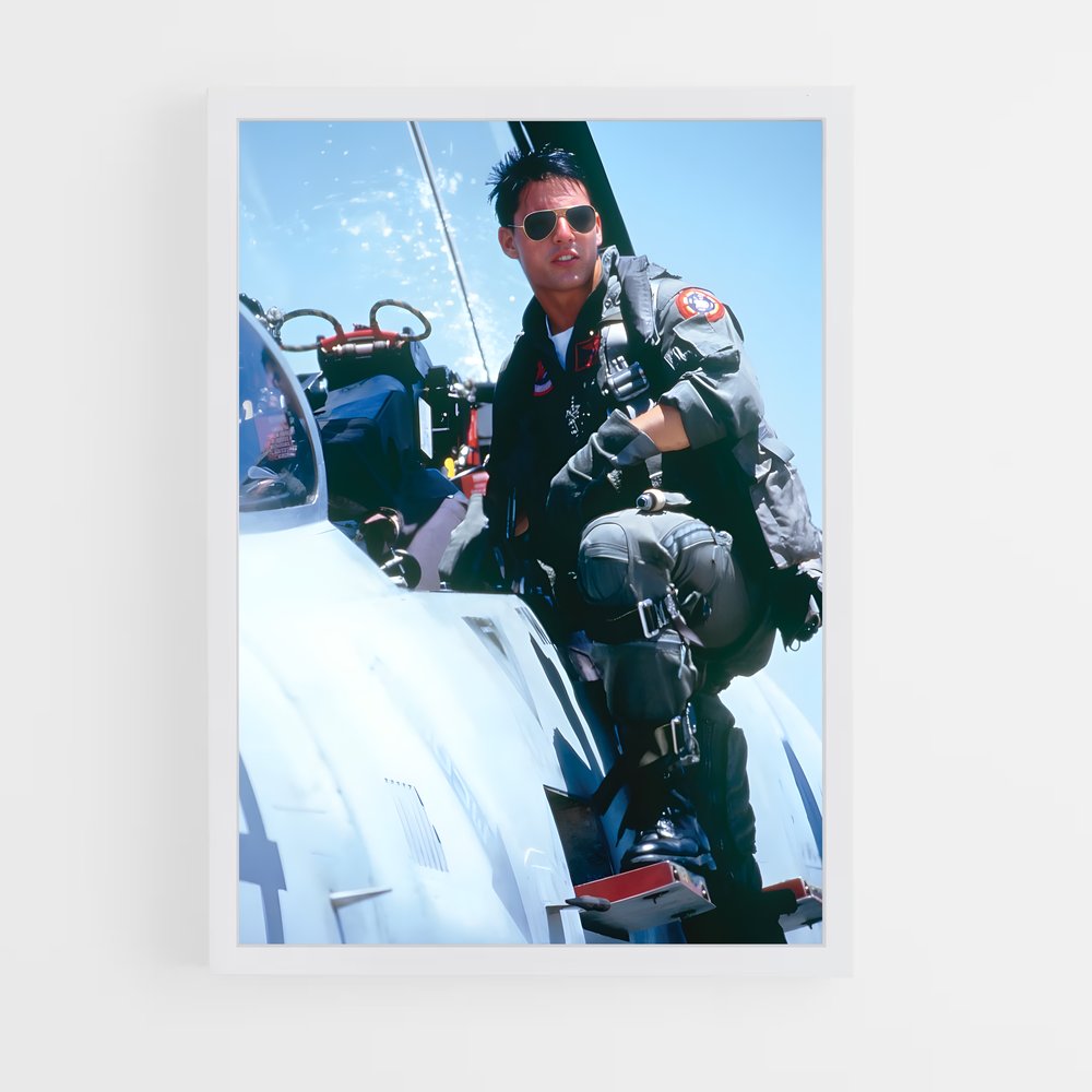 ap-maverick top gun-3 cadre Blanc