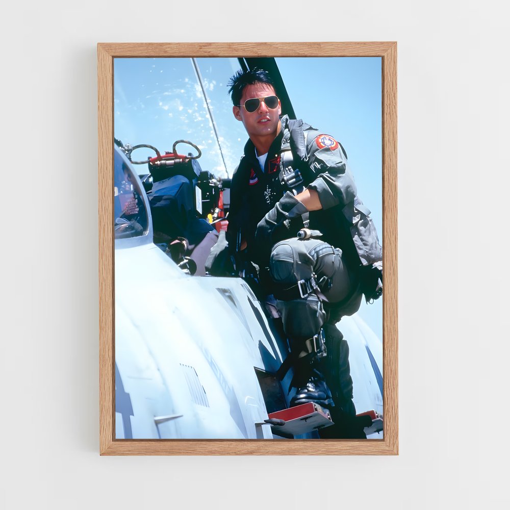 ap-maverick top gun-3 cadre Bois clair