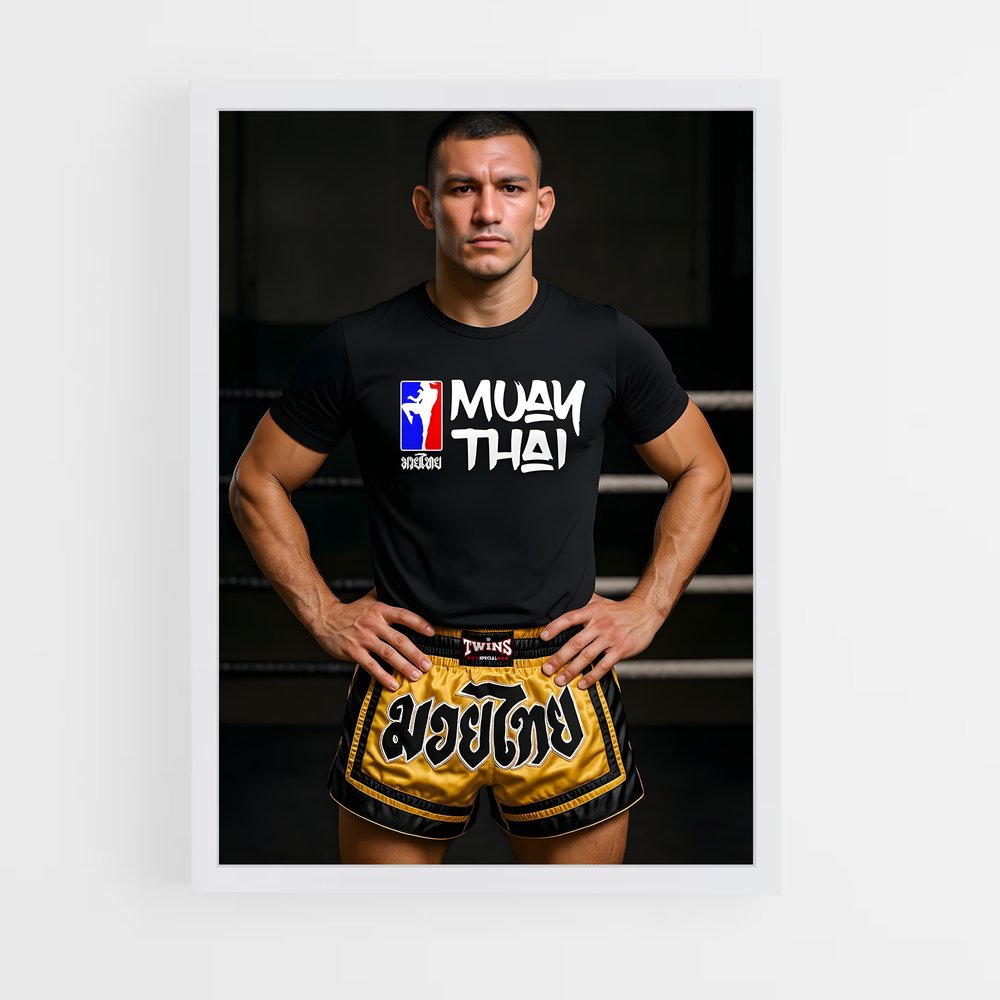 ap-max muay thai-3 cadre Blanc