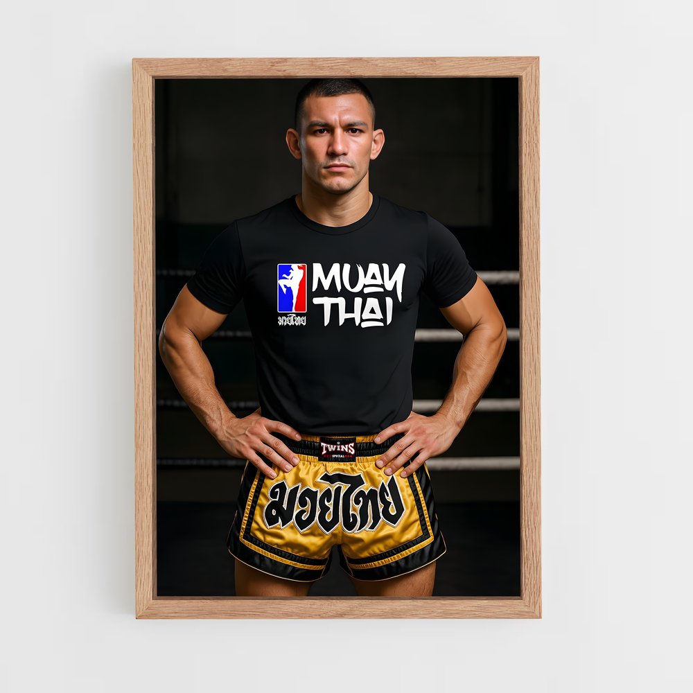ap-max muay thai-3 cadre Bois clair