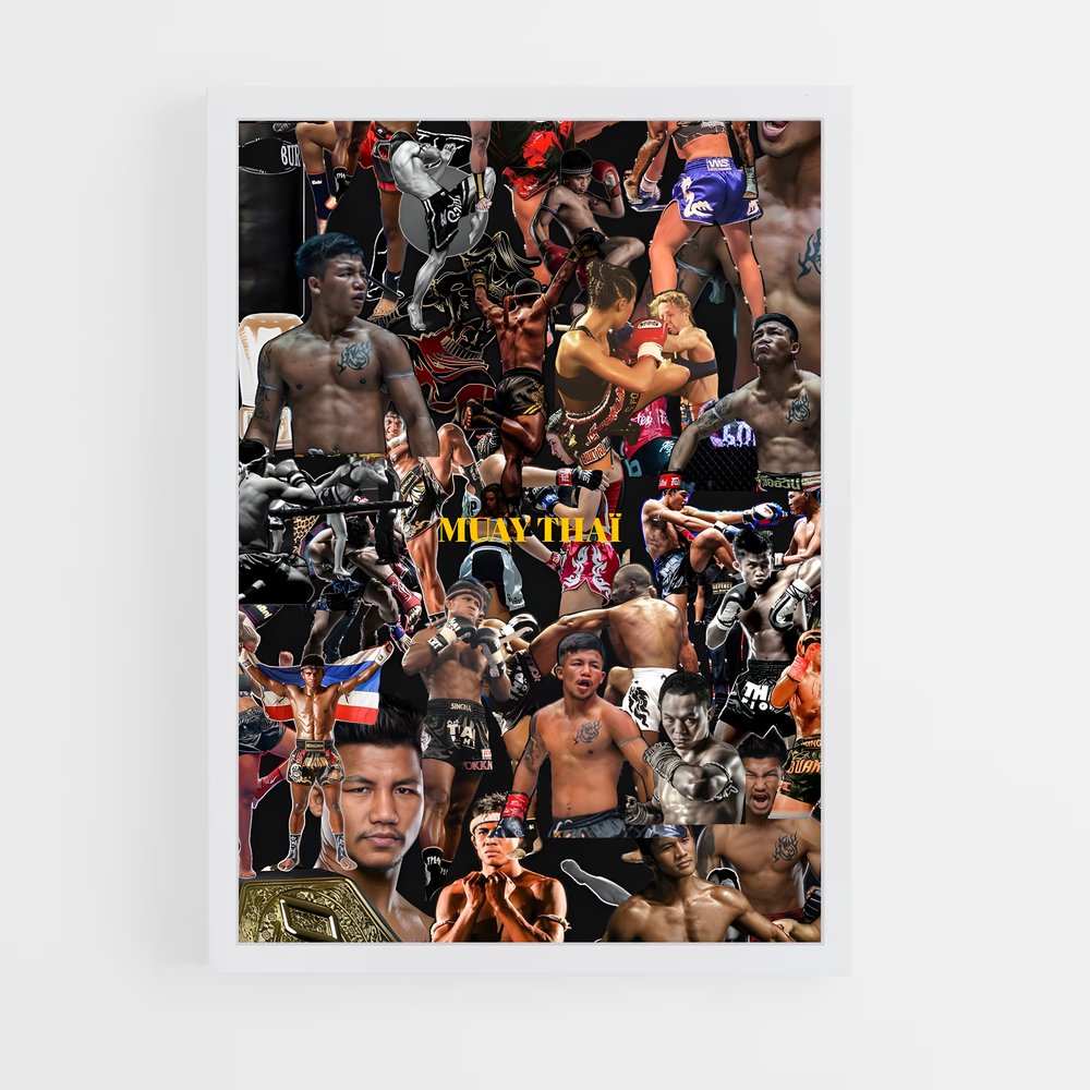 ap-max muay thai-4 cadre Blanc