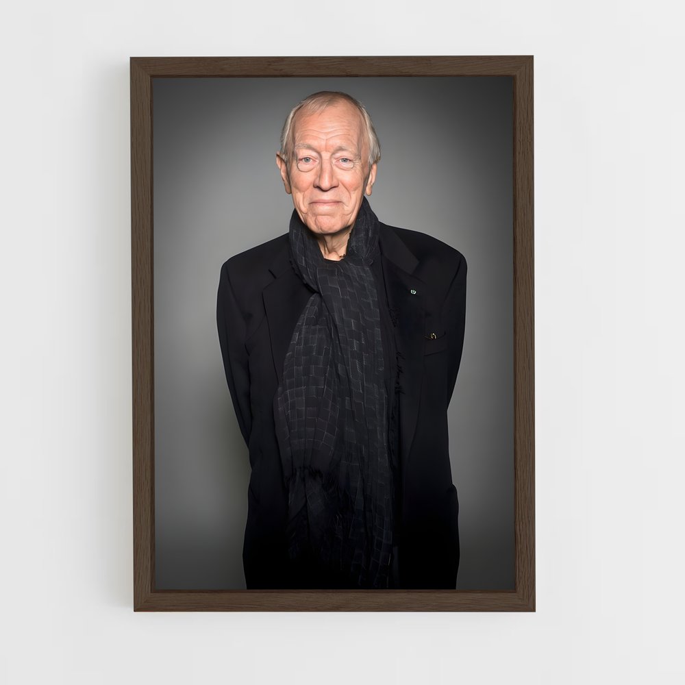ap-max von sydow-1 cadre Bois foncé