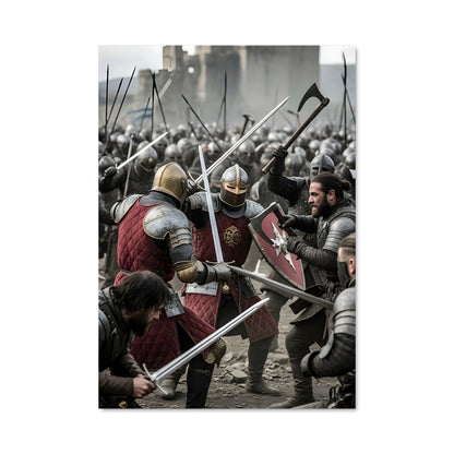 Poster La Lutte des Chevaliers