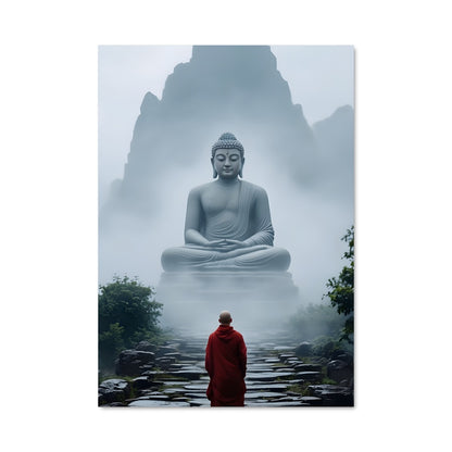 Poster Bouddha en Méditation