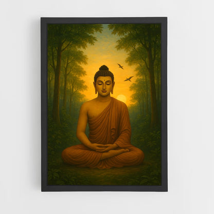 ap-meditation buddha-7 cadre Noir