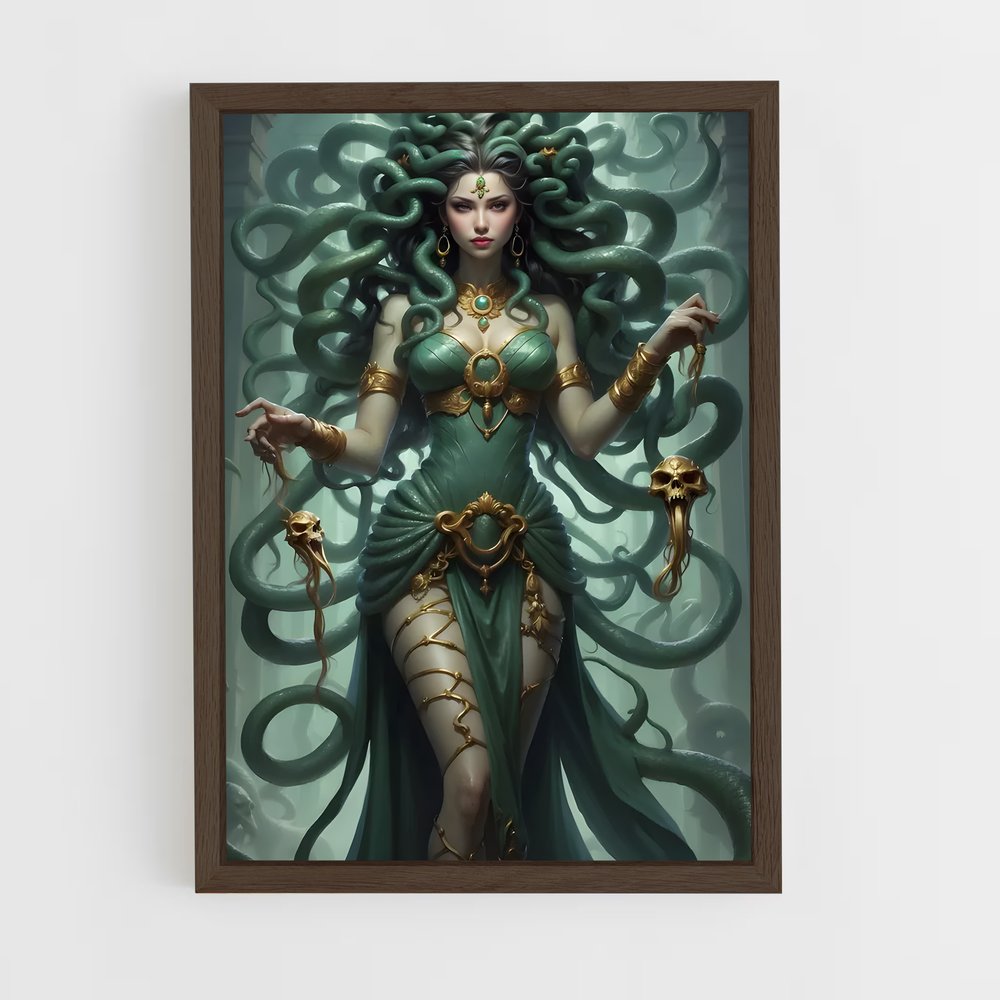 ap-medusa-10 cadre Bois foncé