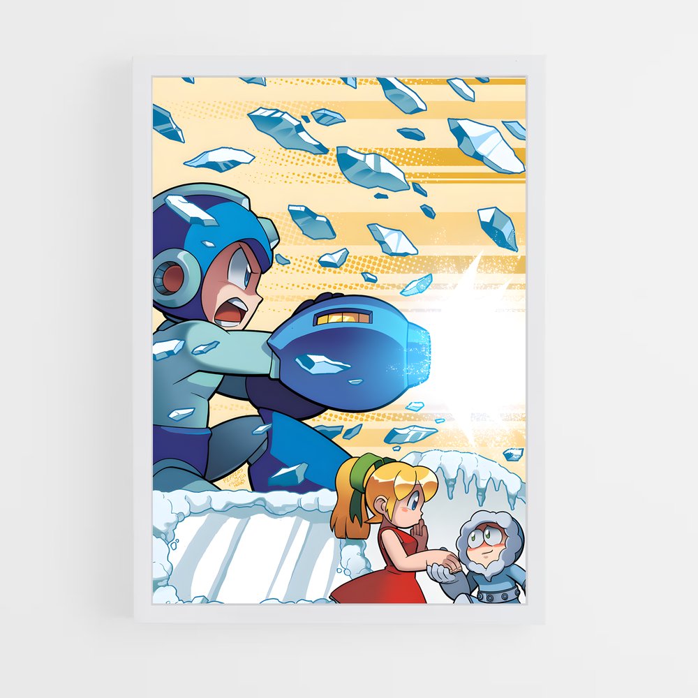 ap-mega man-4 cadre Blanc