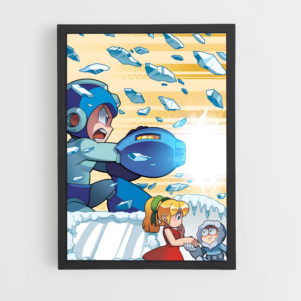 ap-mega man-4 cadre Noir