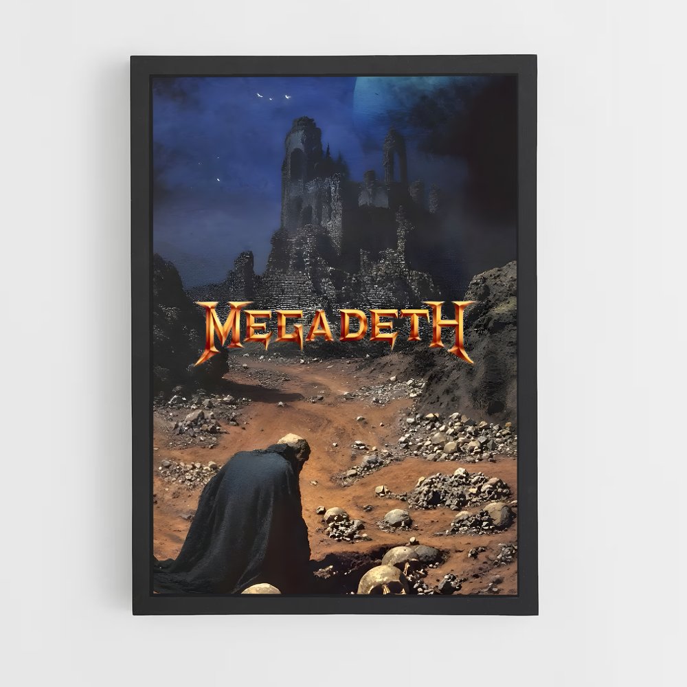 ap-megadeth-3 cadre Noir