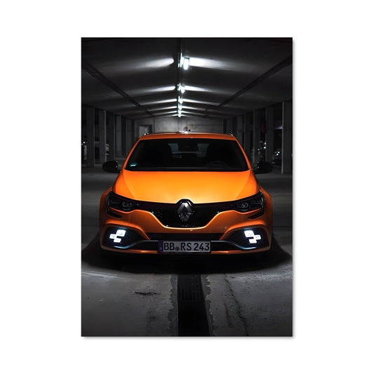 Poster Orange Électrique