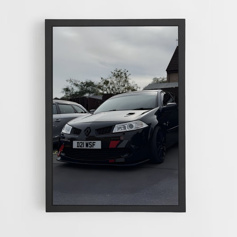 ap-megane r26.r-1 cadre Noir