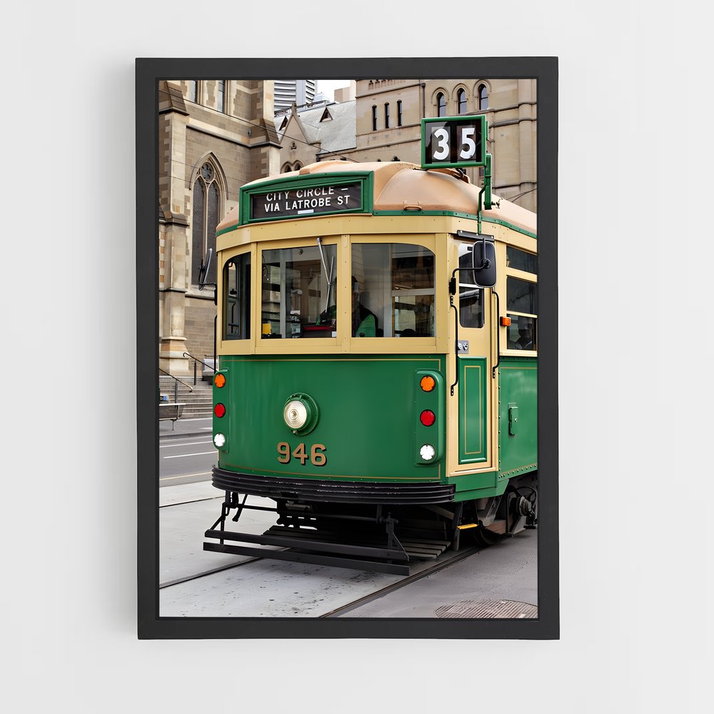 ap-melbourne tram-2 cadre Noir