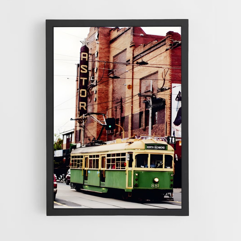ap-melbourne tram-6 cadre Noir
