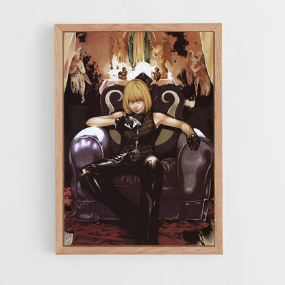 ap-mello death note-5 cadre Bois clair