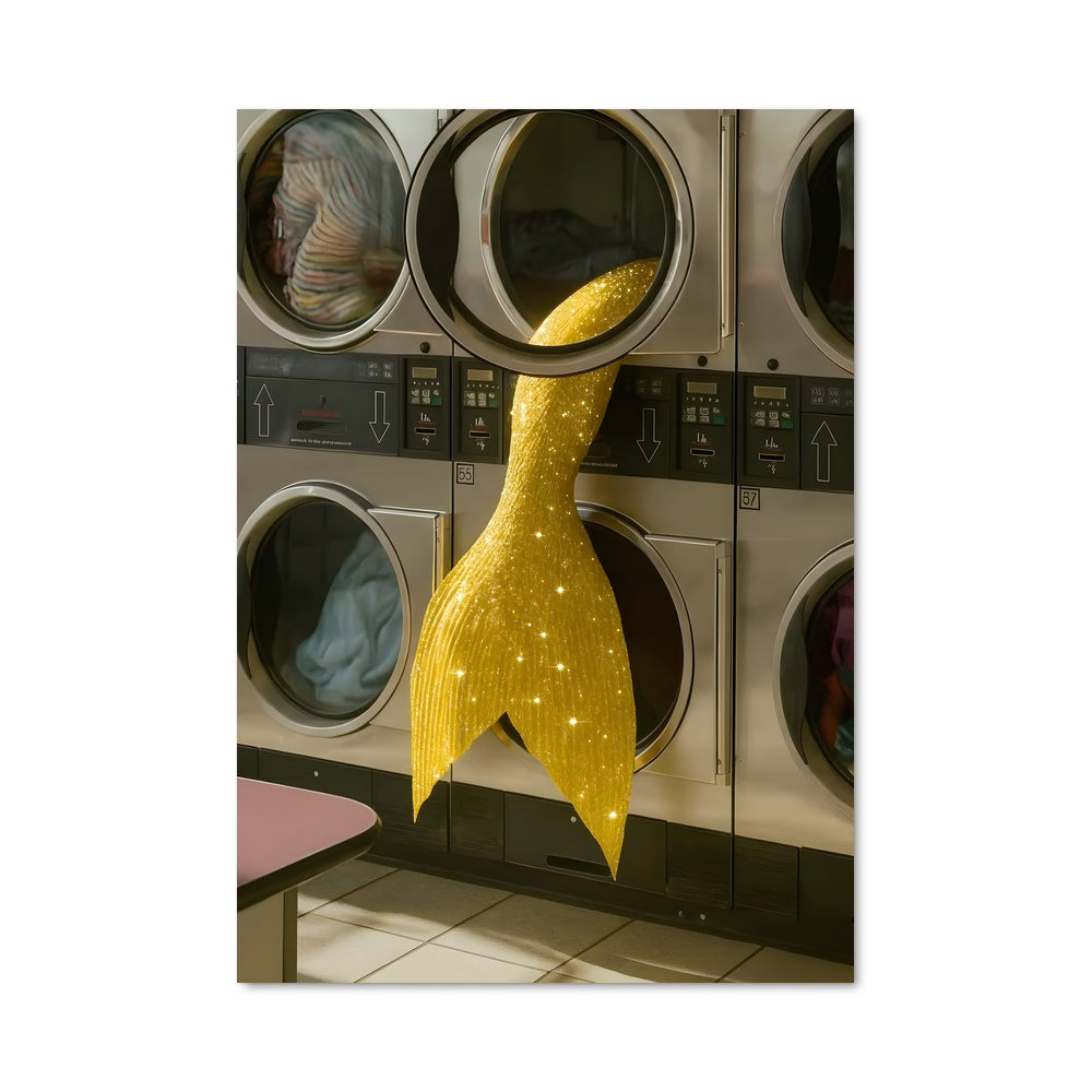 Poster Sirène au Lavage