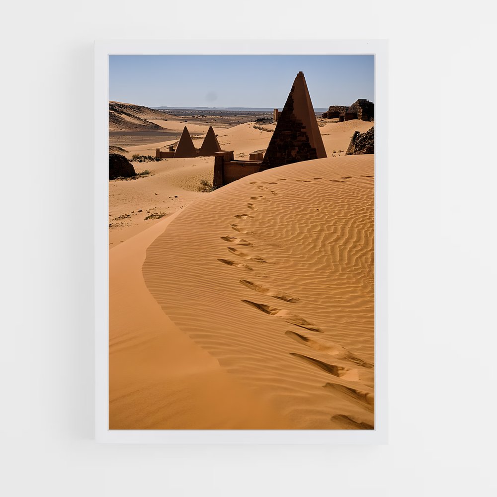 ap-meroe pyramids-1 cadre Blanc