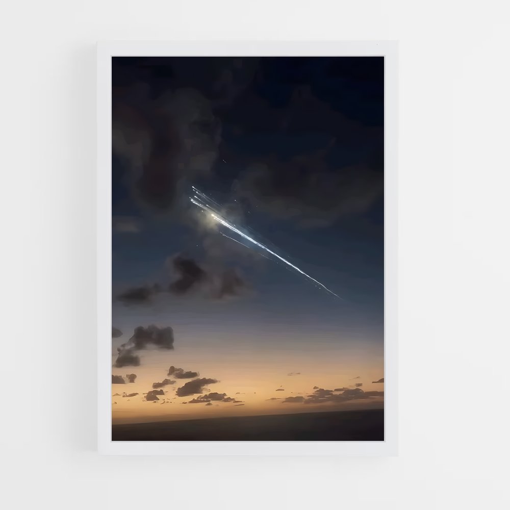 ap-meteor shower-1 cadre Blanc
