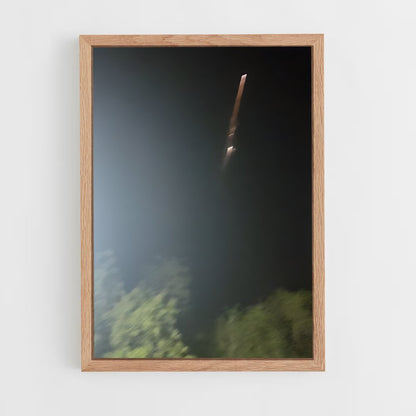 ap-meteor shower-4 cadre Bois clair
