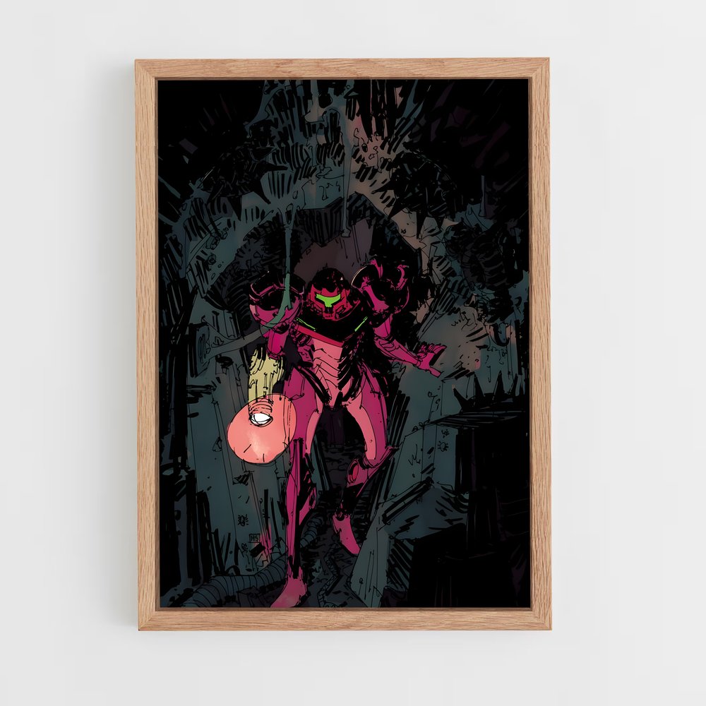 ap-metroid-2 cadre Bois clair