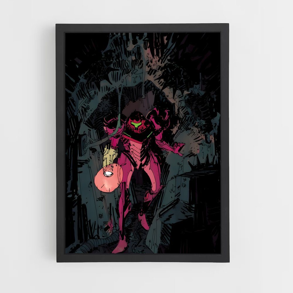 ap-metroid-2 cadre Noir